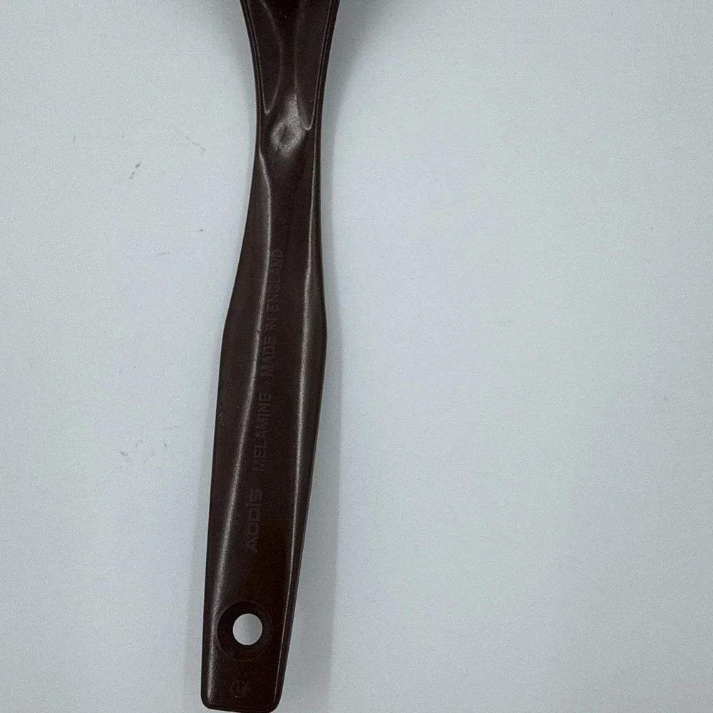 Vintage Addis Melamine Brown Slotted Spatula Kitchen Utensil 12